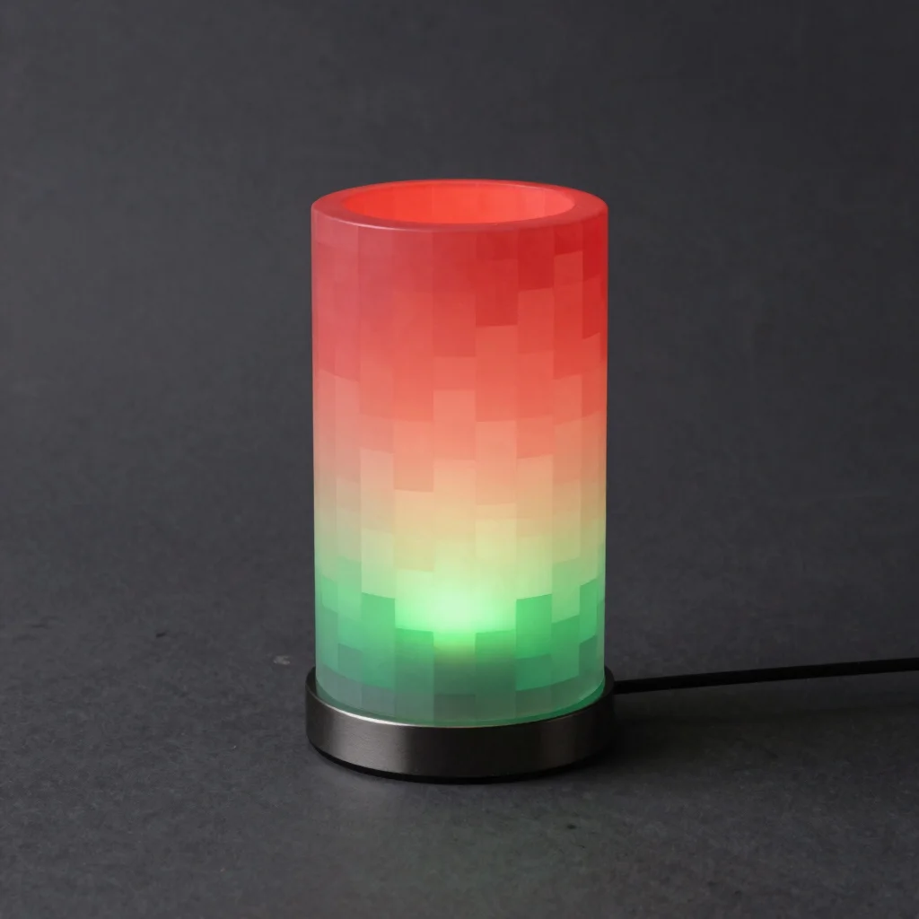 Luminária LED Glitch Pixel